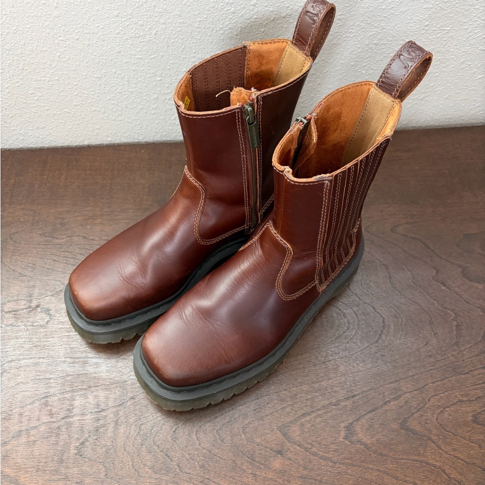Dr. Martens Brown Leather Boots